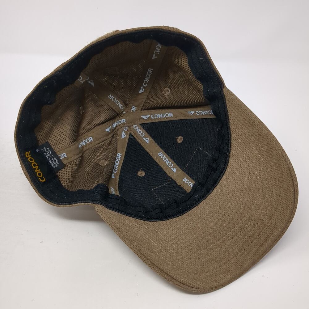 Condor Fitted Baseball Hat Solid Brown Medium Ven… - image 7